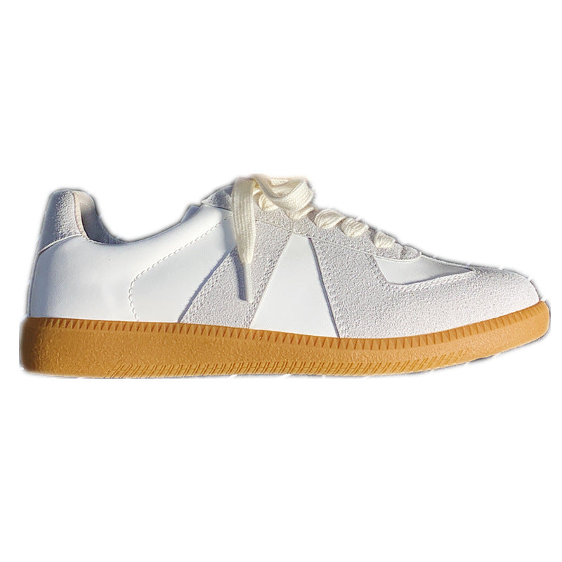 Women's White For Spring Korean Style Versatile German Sneakers