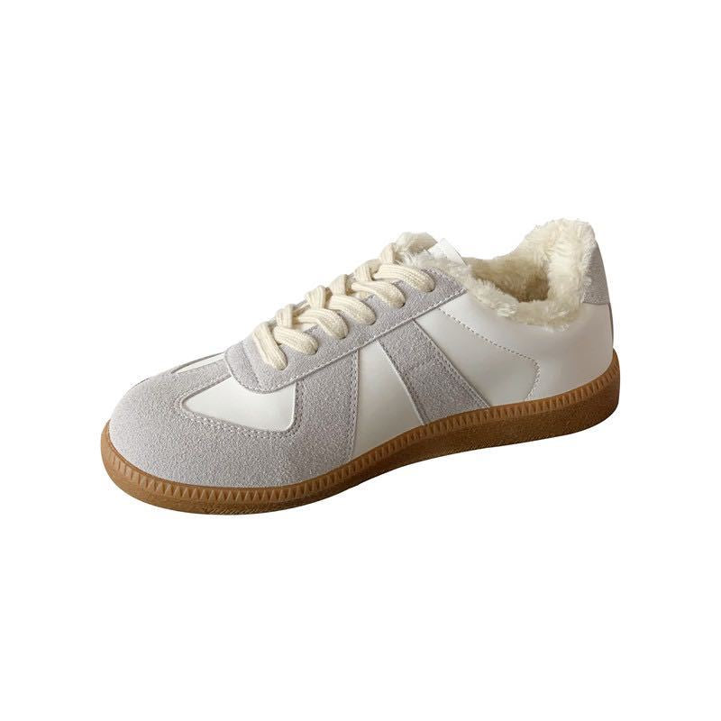 Women's White For Spring Korean Style Versatile German Sneakers