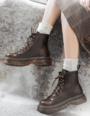 Anti-slip Eight-eyelets Martin Boots for Women