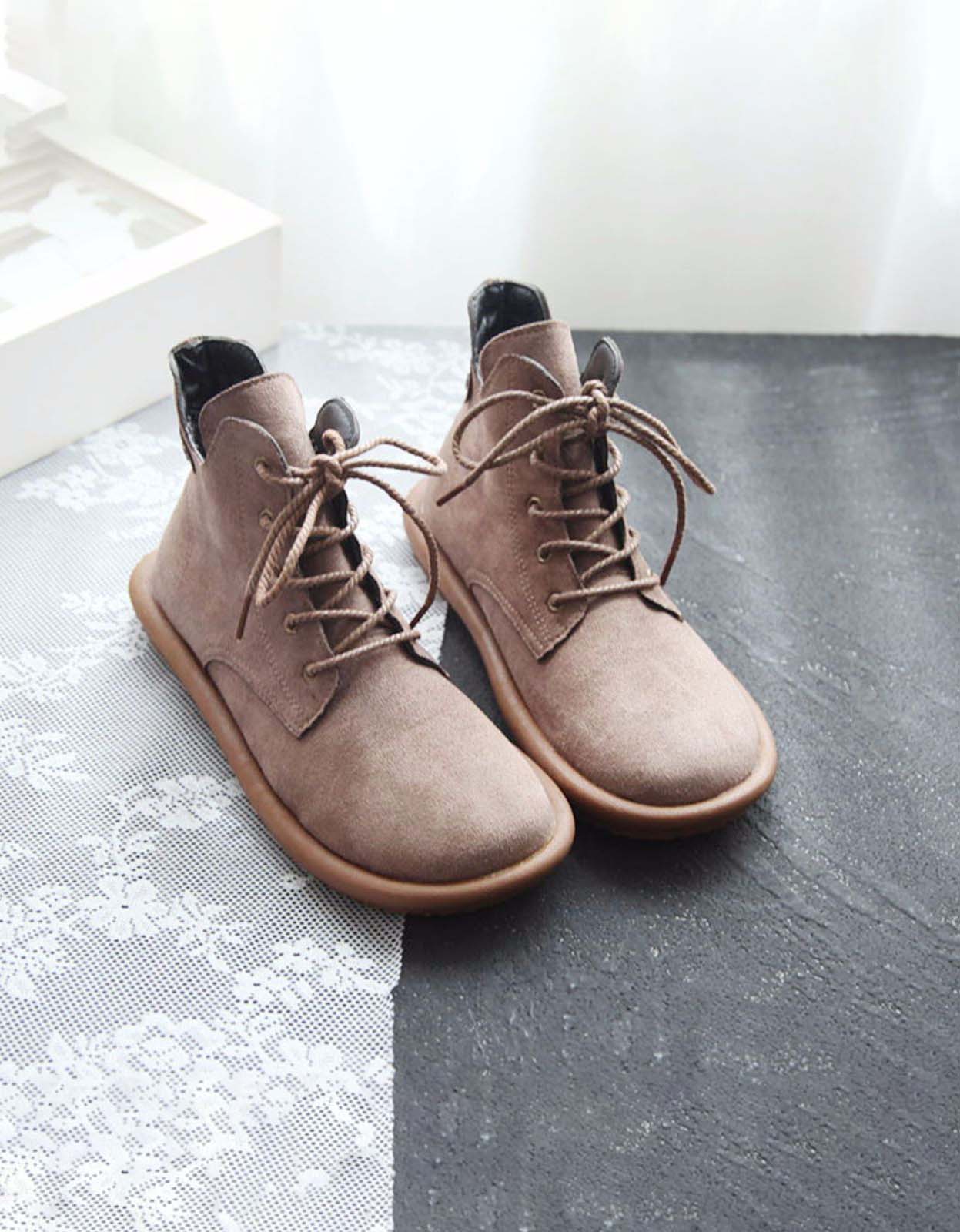 Autumn Lace-up Retro Comfortable Boots