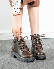 Autumn Winter Waterproof Ankle Boots