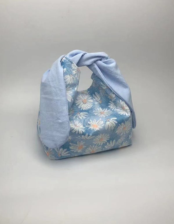 Bunny Ear Flower Canvas Lunch Bag