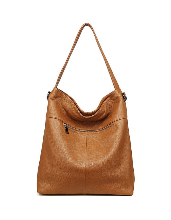 Capacity Large Leather Shoulder Bag