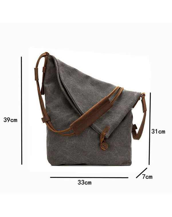 Canvas Crossbody Bag for Women