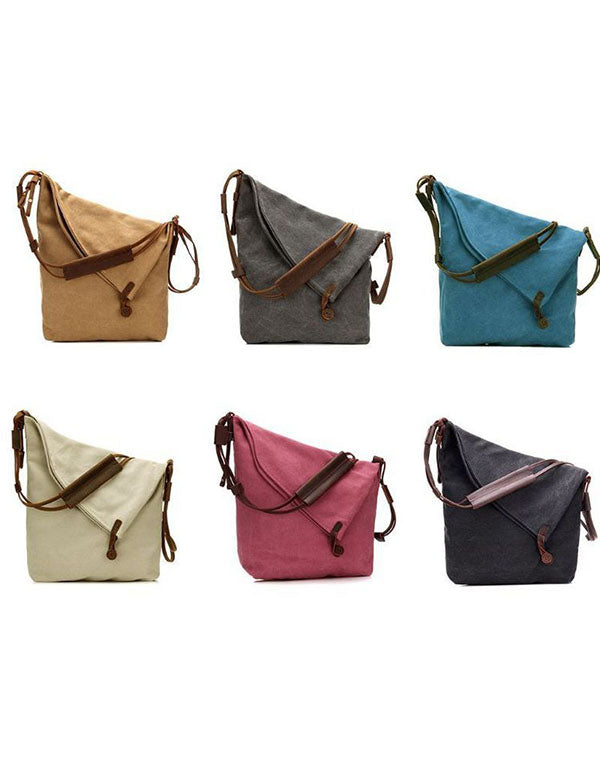 Canvas Crossbody Bag for Women