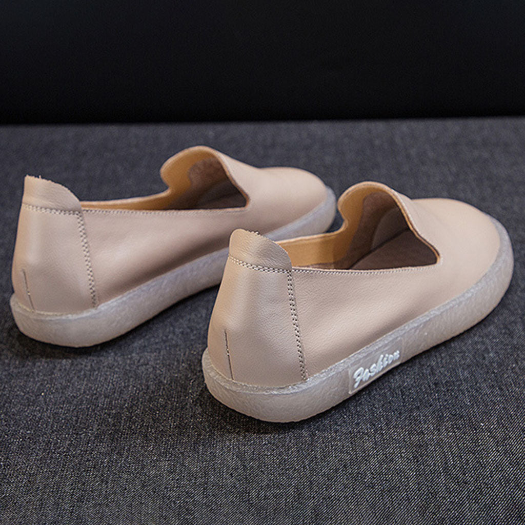 Casual Soft Women's Flats-White | 35-41