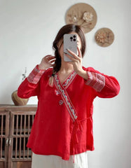 Chinese Style Embroidery Hanfu Cardigan