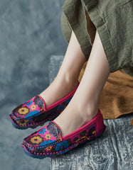 Comfortable Soft Soles Handmade Retro Flat Shoes 35-43