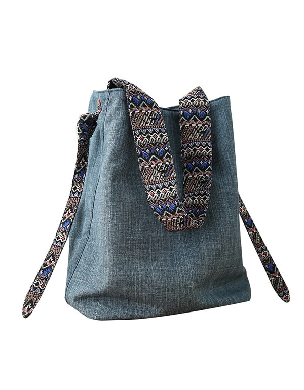 Large-capacity Cotton Linen Shoulder Bag