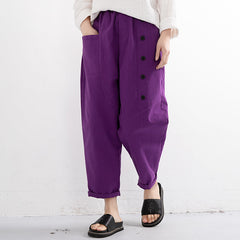 Loose Cotton Women's Harem Pants