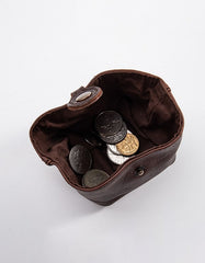 Cowhide Vintage Leather Coin Purse