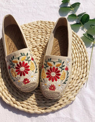 Embroidered Ethnic Style Flat Shoes