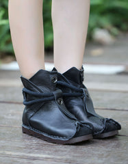 Ethnic Style Comfortable Lace-up Retro Boots