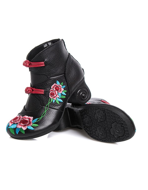 Handmade Embroidery Ethnic Style Boots for Women