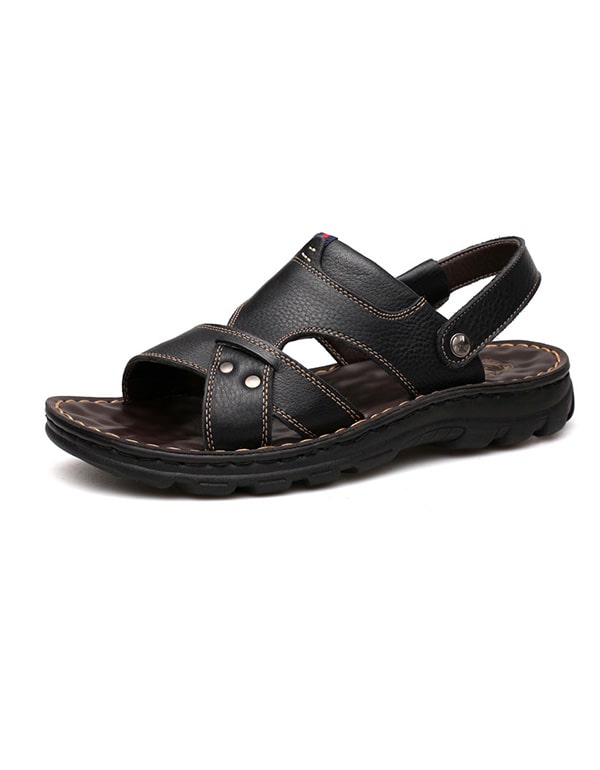 Handmade Retro Leather Men's Sandals