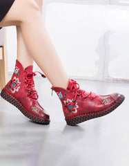 Handmade Women's Ethnic Embroidery Shoes