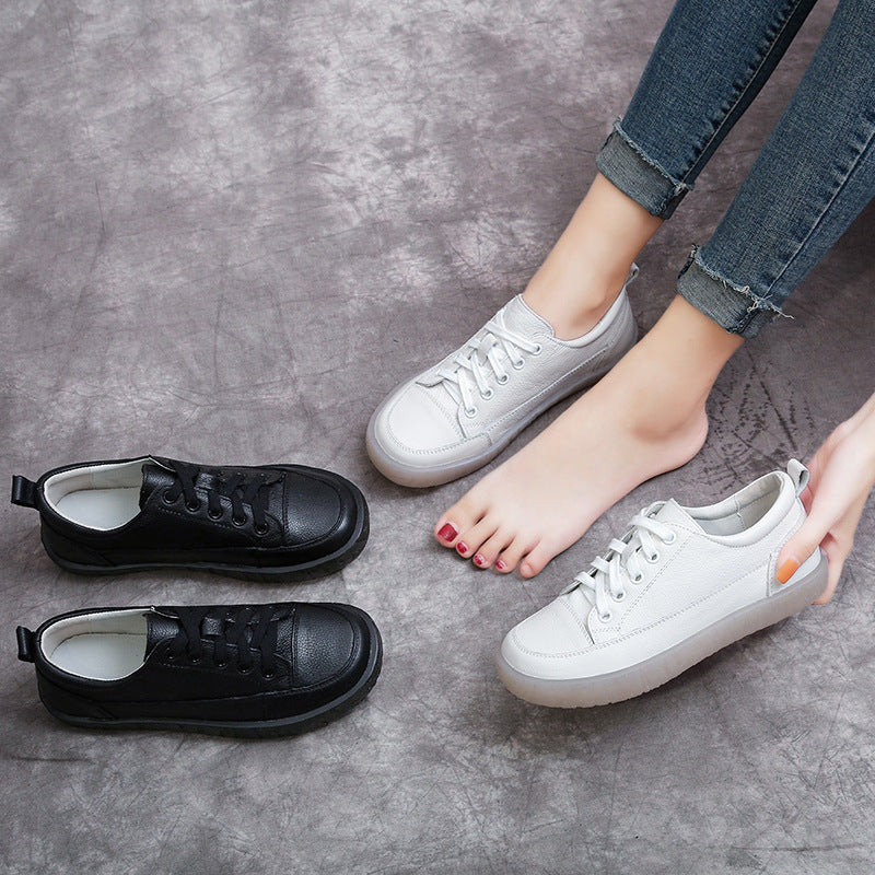 Comfortable Daily Casual Leather Sneakers | 35-41