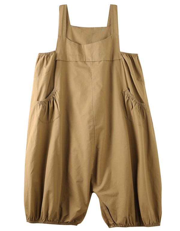 Khaki Oversize Women Jumpsuit Women