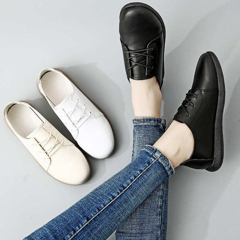 Lace-Up Women Simple Casual Shoes 35-41