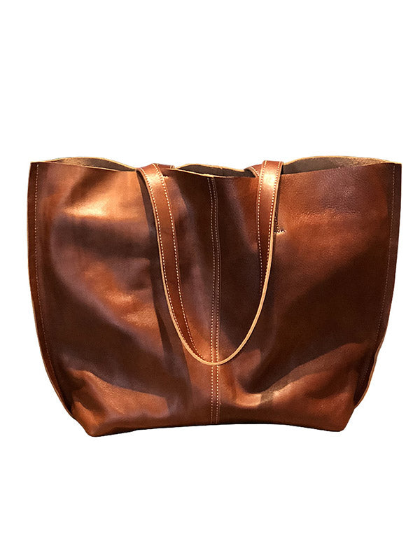 Large Capacity Retro Leather Shoulder Bag