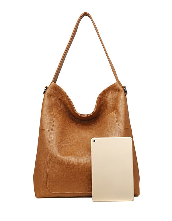 Capacity Large Leather Shoulder Bag