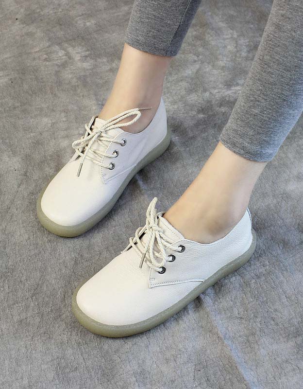 Soft Leather Women's Casual Shoes Spring