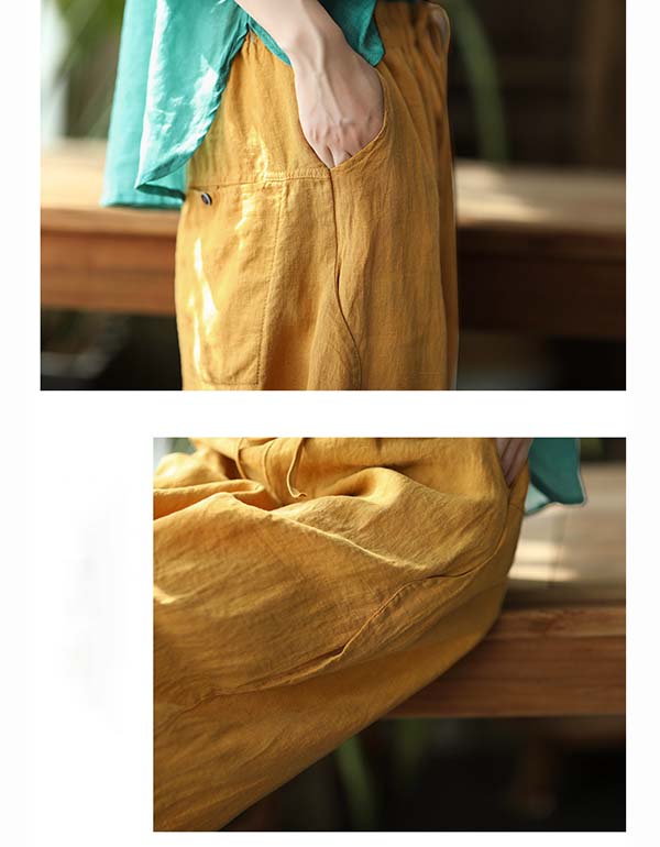 Loose Casual Summer Linen Pants