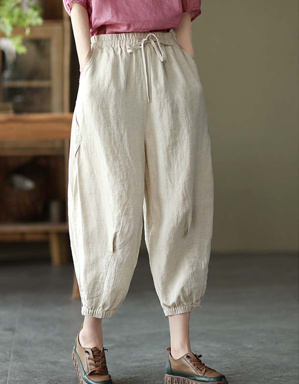 Loose Casual Summer Linen Pants