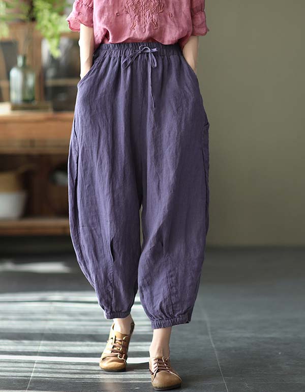 Loose Casual Summer Linen Pants