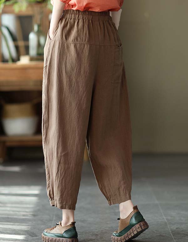 Loose Casual Summer Linen Pants