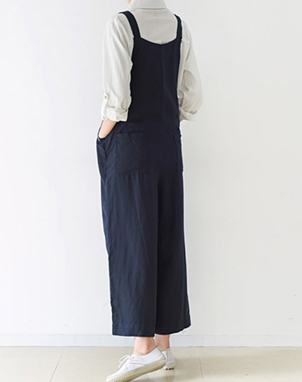 Loose Linen jumpsuit Overall