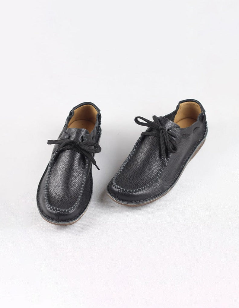 Handmade Soft Leather Retro Loafers for Men