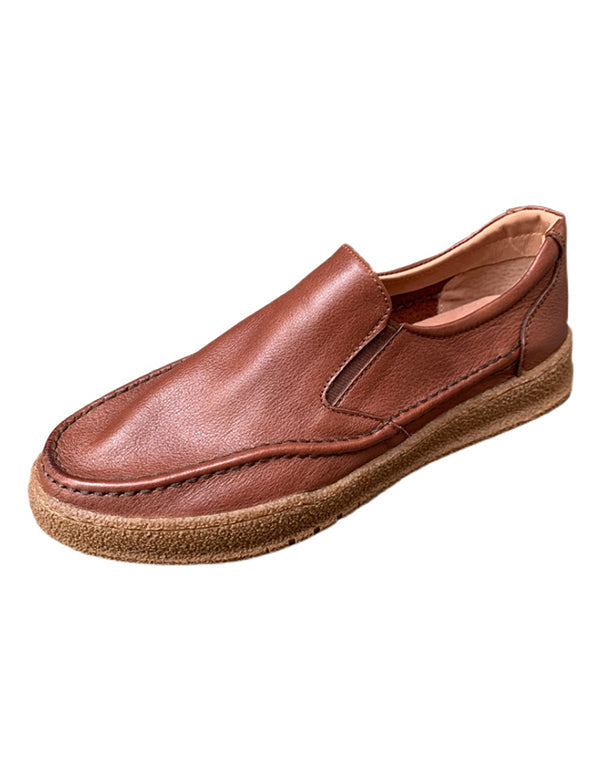 Men's Retro Leather Comfortable Slip-on Loafers