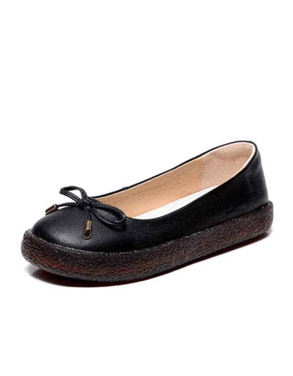 Nurse Shoes Soft Leather Flats 35-43