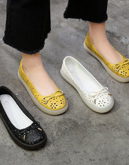 Nurse Shoes Soft Leather Flats 35-43