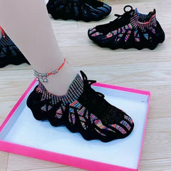 Women's Octopus Summer Flying Woven Breathable Korean Sneakers