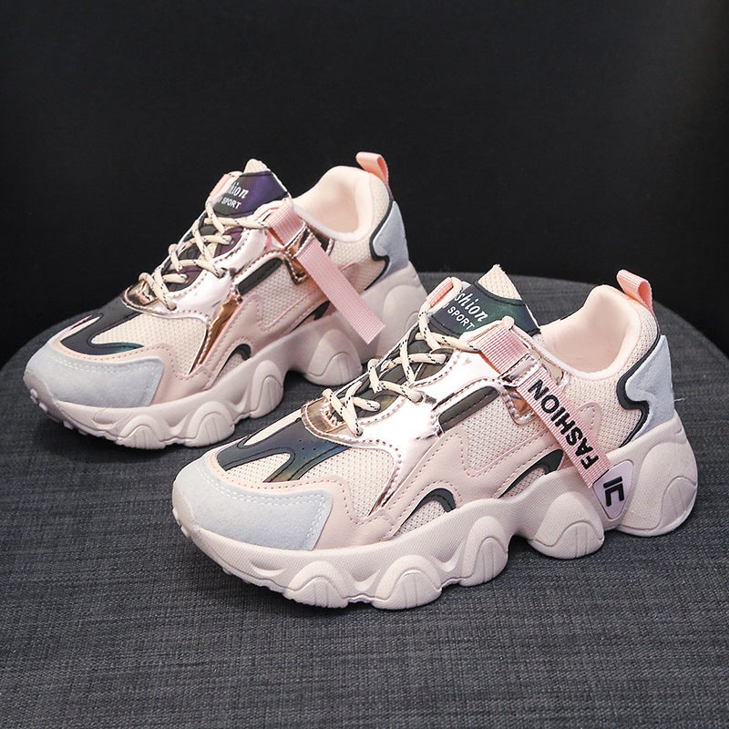 Women's Spring Breathable Korean Style Platform Sneakers