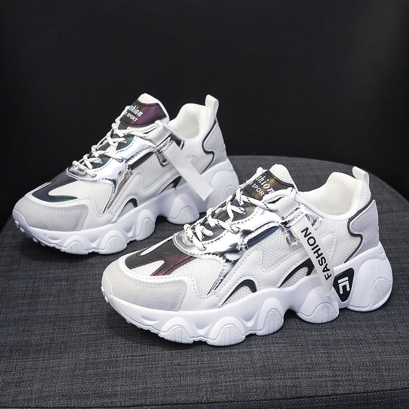 Women's Spring Breathable Korean Style Platform Sneakers