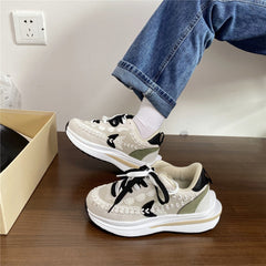 Women's & Men's Couple Platform Heightened Daddy Trendy Street Sneakers