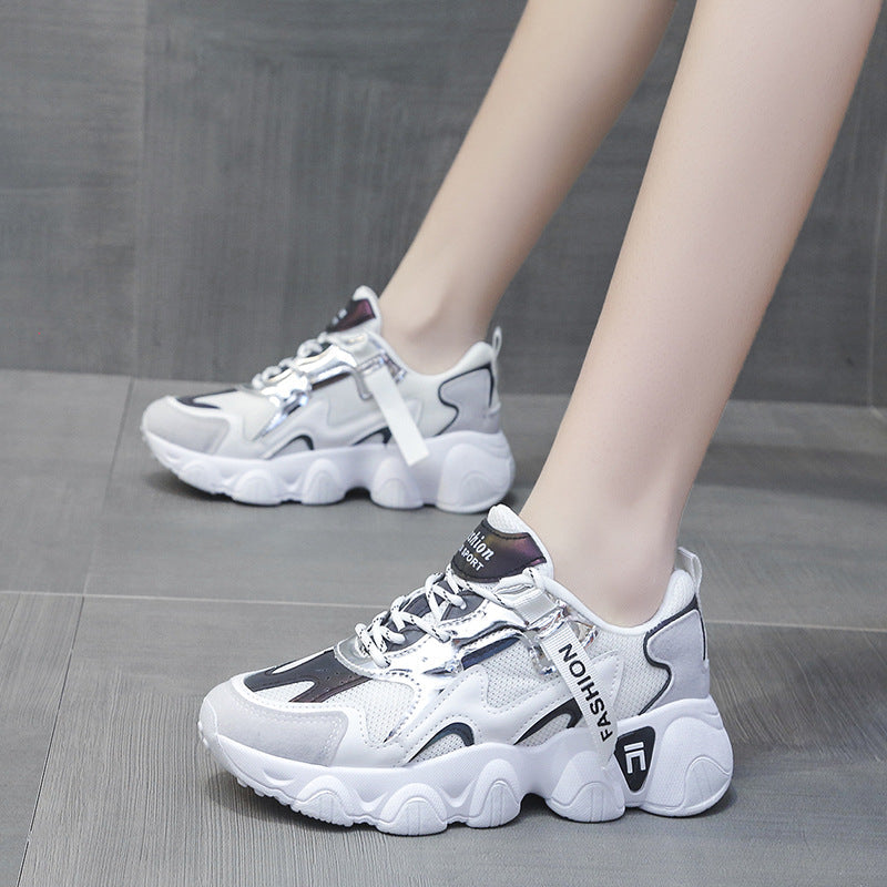 Women's Spring Breathable Korean Style Platform Sneakers