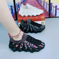 Women's Octopus Summer Flying Woven Breathable Korean Sneakers