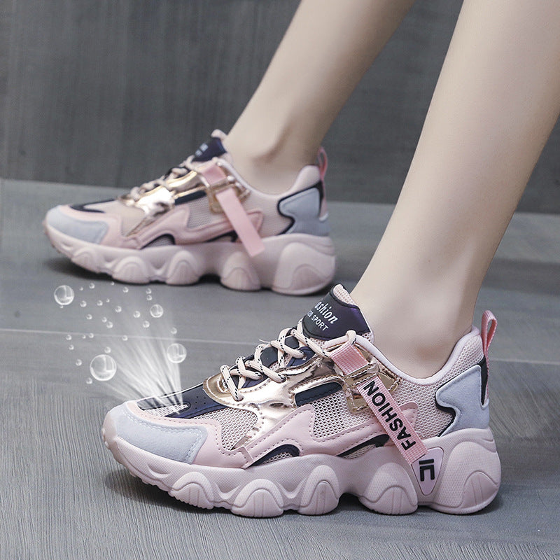 Women's Spring Breathable Korean Style Platform Sneakers