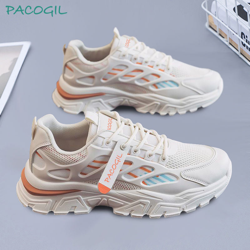 Women's Fashionable Platform Trendy Daddy Female Sports Mesh Sneakers