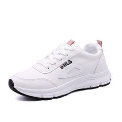 Women's Trend White Daddy Autumn Flat Lightweight Sneakers