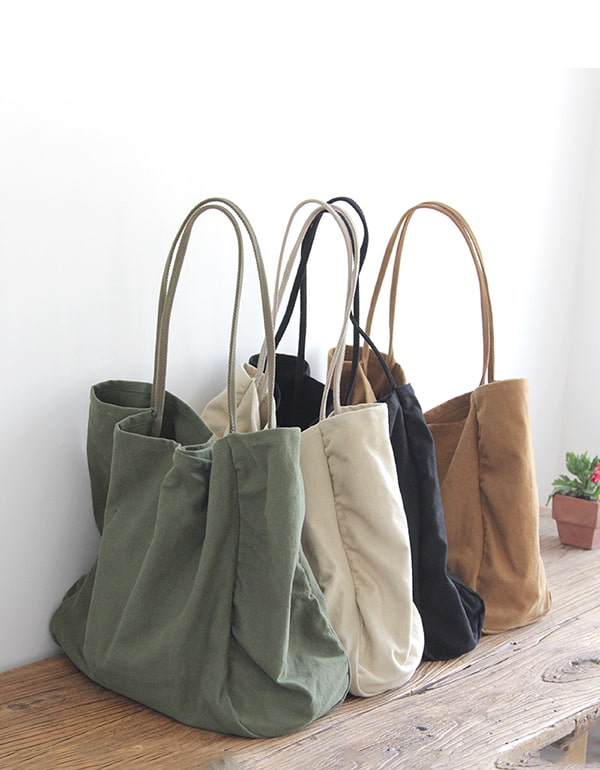 One-shoulder Canvas Large-capacity Bag