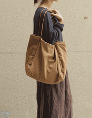 One-shoulder Canvas Large-capacity Bag