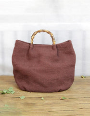 Retro Cotton Linen Women's Hand Bag