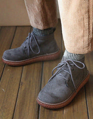 Non-slip Suede Retro Platform Comfortable Boots