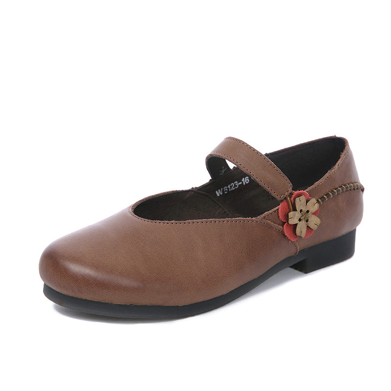 Retro Handmade Women Flats | Gift Shoes