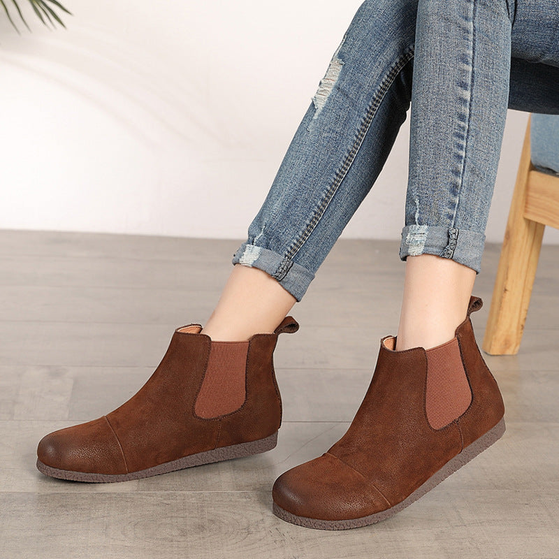 Retro Women's Short Boots | Gift Shoes